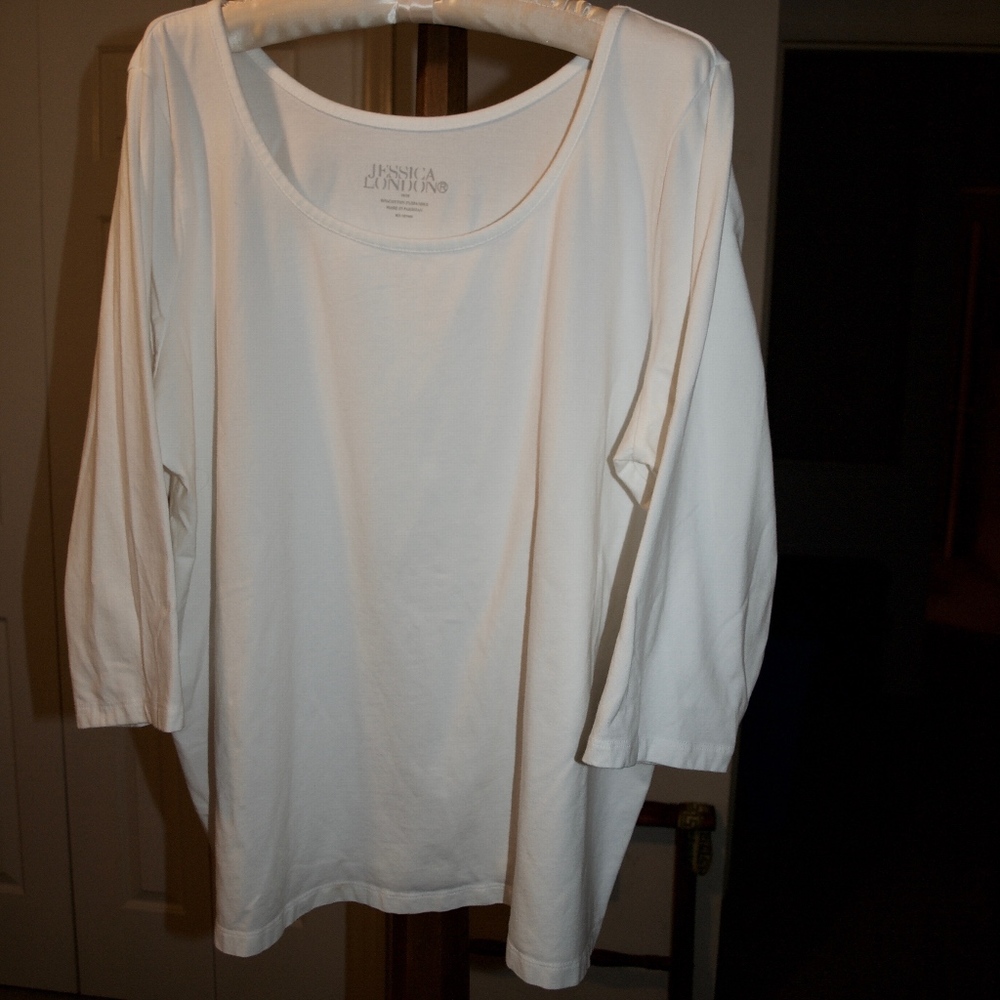 18-20 Jessica London Ballerina Neck Top in Women